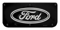 Gatorback - Gatorback Replacement 14" Mud Flap Plate Black Ford Oval Logo GB755632 - Image 1