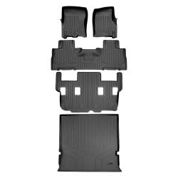 SMARTLINER - SMARTLINER A0183/B0303/C0184/D0183 3 Row Floor Mats w/Behind 2nd Row Cargo Liner - Image 1