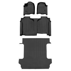 SMARTLINER - SMARTLINER A0400/B0457/J0400 2-Row Floor Liners & Rubber truck Bed mat - Image 1
