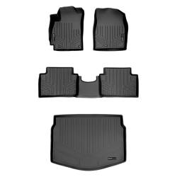 SMARTLINER - SMARTLINER A0406/B0406/D0406 2-Row Floor Liner +Behind Second Row Cargo Liner - Image 1