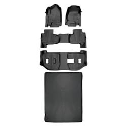 SMARTLINER - SMARTLINER A0136/B0221/C0166/D0159 3 Row Floor Mats w/Behind 2nd Row Cargo Liner - Image 1