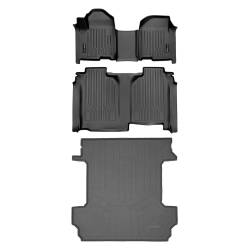 SMARTLINER - SMARTLINER A0458/B0457/K0400 2-Row Floor Liners w/Over Hump First Row & Bed Mat - Image 1