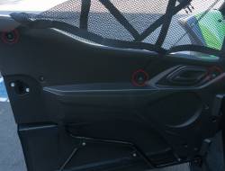 PRP - PRP W35 Front Mesh Window Net Kit Black for Kawasaki KRX/KRX4 - Image 4