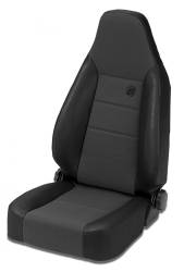 Bestop Trailmax II Sport Fabric/Vinyl Front Seat Black for CJ7/YJ/TJ 39438-15