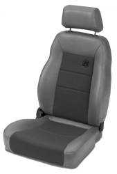 Bestop 39461-09 Trailmax II Fabric/Vinyl Front Seat Charcoal for 76-86 CJ7/YJ/TJ