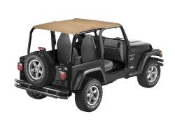 Bestop - Bestop Header Safari Extended Bikini Top Spice for Wrangler TJ 52531-37 - Image 6