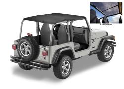 Bestop - Bestop Header Safari Extended Bikini Top-Mesh for Wrangler TJ 52531-11 - Image 6