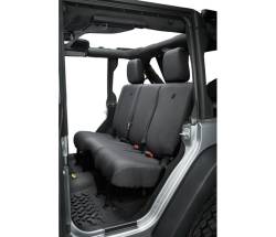 Bestop - Bestop Polyester Rear Seat Cover Black Diamond for Jeep JK 4DR 29284-35 - Image 1