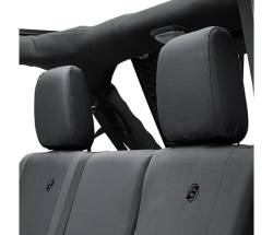 Bestop - Bestop Polyester Rear Seat Cover Black Diamond for Jeep JK 4DR 29284-35 - Image 2
