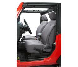 Bestop - Bestop Polyester Front Seat Cover Set Charcoal for Jeep JK 29280-09 - Image 1