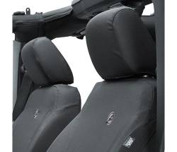 Bestop - Bestop Polyester Front Seat Cover Set Black Diamond for Jeep JK 29283-35 - Image 2