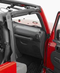 Bestop Front Factory Style Door Surrounds Black for Wrangler JK 55010-01