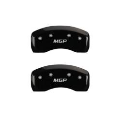 MGP Caliper Covers - MGP Front/Rear Caliper Covers Gloss Black Chevrolet Silverado 1500 14005SMGPBK - Image 2