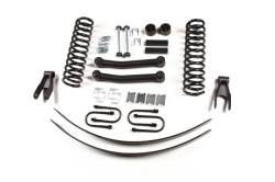 Zone Offroad 4.5" Suspension Lift Kit w/o Shocks for Cherokee XJ ZONJ9