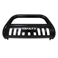TrailFX - TrailFX B0029B Black PC 3" Bull Bar w/Skid Plate & Light Mount - Image 1