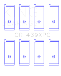 King Engine Bearings - King Bearings CR 439XPC CONNECTING Rod Bearing SET for HONDA 4 B18A1/B18B1 - Image 2