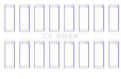 King Engine Bearings - King Bearings CR 806AM Connecting Rod Bearing Set for Chrysler 361CI 383CI - Image 2