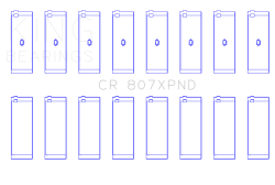 King Engine Bearings - King Engine Bearings CR 807XPNDSTDX Connecting Rod Set for Chevrolet SBC LS - Image 2