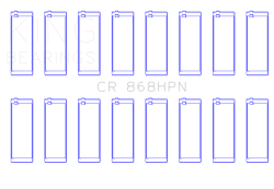King Engine Bearings - King Engine Bearings CR 868HPN0.25 Connecting Rod Set for Ford V8 4.6L/5.4L - Image 2
