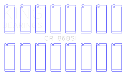 King Engine Bearings - King Bearings CR 868SI CONNECTING Rod Bearing SET for FORD V8 4.6L/5.4L SOHC - Image 2