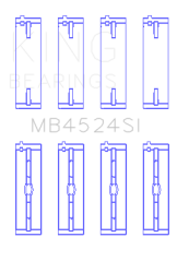 King Engine Bearings - King Engine Bearings MB4524SI0.5 MAIN BEARING SET for VR38DETT - Image 2