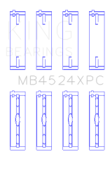 King Engine Bearings - King Engine Bearings MB4524XPC STDX MAIN BEARING SET for GT-R VR38DETT - Image 2