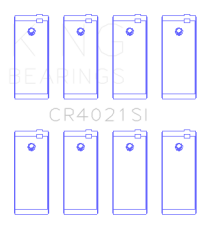 King Engine Bearings - King Bearings CR4021SI CONNECTING Rod Bearing SET for ESCORT 1.9 1987/89 - Image 2