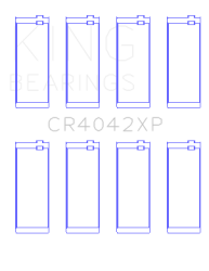 King Engine Bearings - King CR4042XP Connecting Rod Bearing Set for BMW M40 M42 M43 M44 1.6L 1.8L 1.9L - Image 2