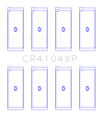 King Engine Bearings - King Bearings CR4104XP CONNECTING Rod Bearing SET for AUDI ABB ABM ADP PP RN - Image 2