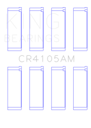 King Engine Bearings - King Bearings CR4105AM CONNECTING Rod Bearing SET for MAZDA 626 1.8 2.0 FP FS - Image 2