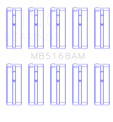 King Engine Bearings - King Bearings MB5168AM MAIN Bearing SET for HONDA F22B H22A - Image 2