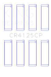 King Engine Bearings - King Engine Bearings CR4125CP CONNECTING ROD SET for EJ20/EJ22/EJ25 INCL.TURBO - Image 2