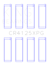King Engine Bearings - King Engine Bearings CR4125XPG.026 CONNECTING ROD BEARING SET for SUBARU EJ20/EJ - Image 2