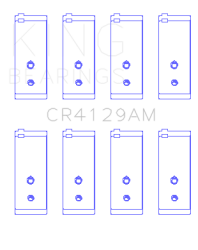King Engine Bearings - King Engine Bearings CR4129AM CONNECTING ROD BEARING SET for 18R21R - Image 2
