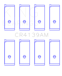 King Engine Bearings - King Bearings CR4139AM CONNECTING Rod Bearing SET for HONDA D15 - Image 2