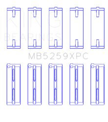 King Engine Bearings - King Engine Bearings MB5259XPC.026 MAIN BEARING SET for HONDA A B K Series - Image 2