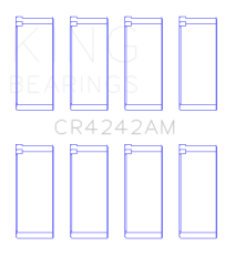 King Engine Bearings - King Bearings CR4242AM CONNECTING Rod Bearing SET for HONDA B16A2 B16A3 - Image 2
