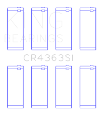 King Engine Bearings - King Bearings CR4363SI 010 CONNECTING ROD BEARING SET GM 134 DOHC ECOTEC 2.2L - Image 2