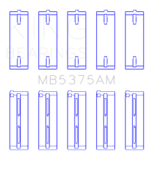 King Engine Bearings - King Engine Bearings MB5375AM MAIN BEARING SET for 2ZZGE - Image 2