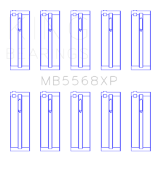 King Engine Bearings - King Bearings MB5568XP MAIN Bearing SET for HONDA D-SERIES F23A F23Z 16V - Image 2