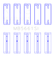 King Engine Bearings - King Bearings MB5661SI MAIN Bearing SET for AUDI/VW ADZ AWT APK BHP BPY AKS - Image 2