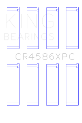 King Engine Bearings - King Engine Bearings CR4586XPC Connecting Rod Set for 07+ Mitsubishi 4B11T EVOx - Image 2