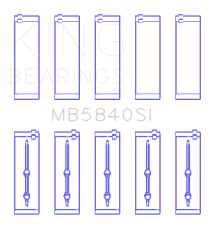 King Engine Bearings - King MB5840SI0.25 MAIN BEARING SET for CHRYSLER/DODGE GEN III HEMI 5.7 6.1 6.4 - Image 2