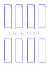 King Engine Bearings - King Engine Bearings CR4604XP0.25 Connecting Rod Bearing Set for Ford 2.3L - Image 2