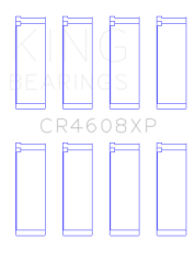 King Engine Bearings - King Engine Bearings CR4608XP CONNECTING ROD BEARING SET for 2ZZ-GE - Image 2