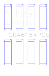 King Engine Bearings - King Engine Bearings CR4616XPGC0.5 CONNECTING ROD BEARING SET for FA20 4U-GSE - Image 2