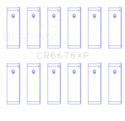 King Engine Bearings - King Engine Bearings CR6676XP0.25 CONNECTING ROD BEARING SET for VG30DETT 24V - Image 2