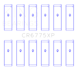 King Engine Bearings - King Engine Bearings CR6775XP.026 CONNECTING ROD BEARING SET - Image 2