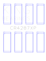 King Engine Bearings - King Engine Bearings CR4287XPSTDX Connecting Rod Set for Honda B18C1 B18C5 16V - Image 2
