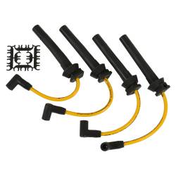 ACCEL - ACCEL 7964Y Custom 300+ Thunder Sport Spark Plug Wire Set 8mm Yellow - Image 1